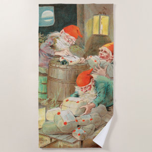 Toalla De Playa Navidades suecos Santa (por Jenny Nyström)