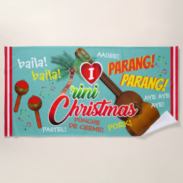 Toalla De Playa Navidades trinitenses de Best / Marac y Cuatro