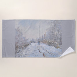 Toalla De Playa Nieve en Argenteuil (por Claude Monet)