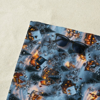 Toalla De Playa Night Before Christmas - Twilight Serenity 