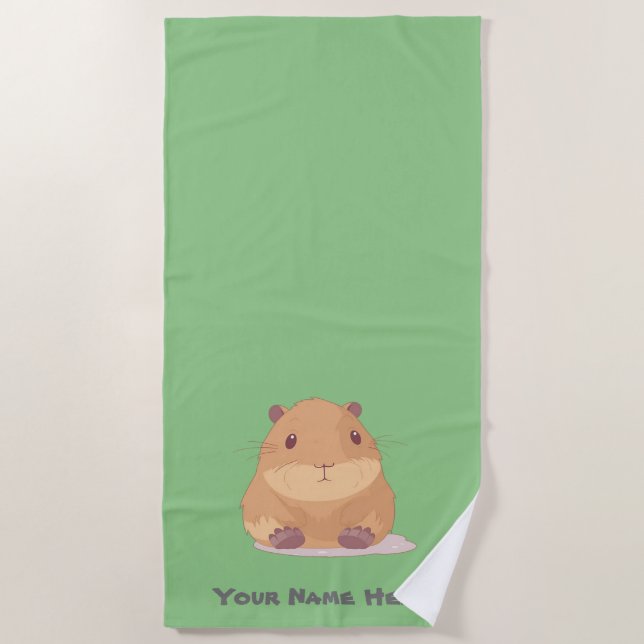 Toalla De Playa Niños de Capybara (Anverso)