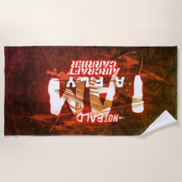 Toalla De Playa No calvo, militar, ejército