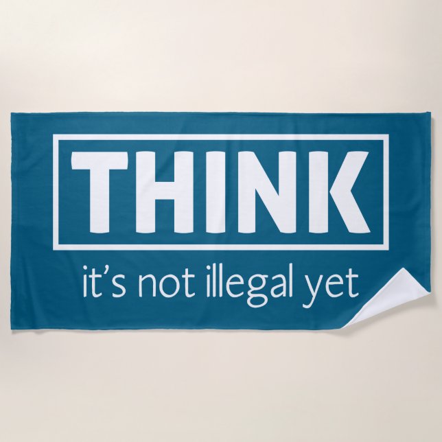 Toalla De Playa No ilegal (Anverso)