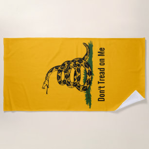 Toalla De Playa No me pises la bandera de Gadsden