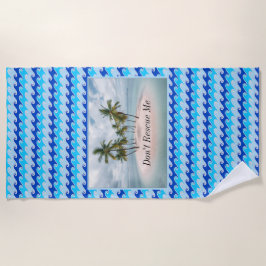 Toalla De Playa No me rescates