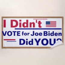No voté por Joe Biden... ¿Lo Hiciste? Banner Be