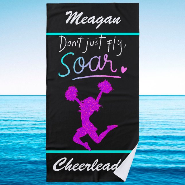 Toalla De Playa ¡No vueles, Soar! Chicas Cheerled (Subido por el creador)