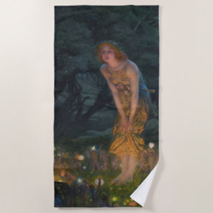 Toalla De Playa Noche de verano Eve Edward Robert Hughes Fantasía