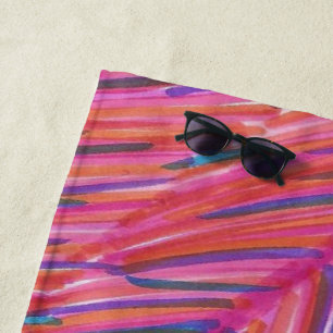 Toalla De Playa Noches de verano calientes