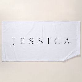 Toalla De Playa Nombre clásico (o palabra)