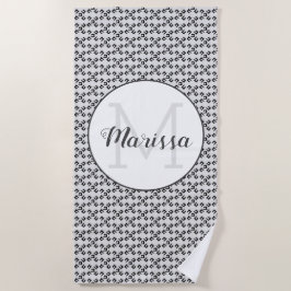 Toalla De Playa Nombre de la máquina de coser/Toalla de playa inic