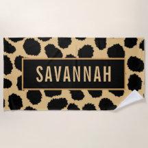 Nombre personalizado Patrón de impresión de animal