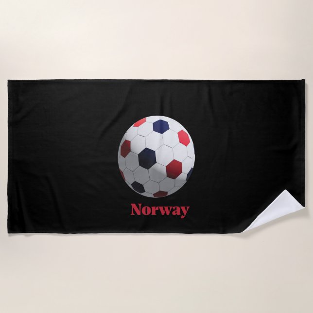 Toalla De Playa Norway soccer (Anverso)