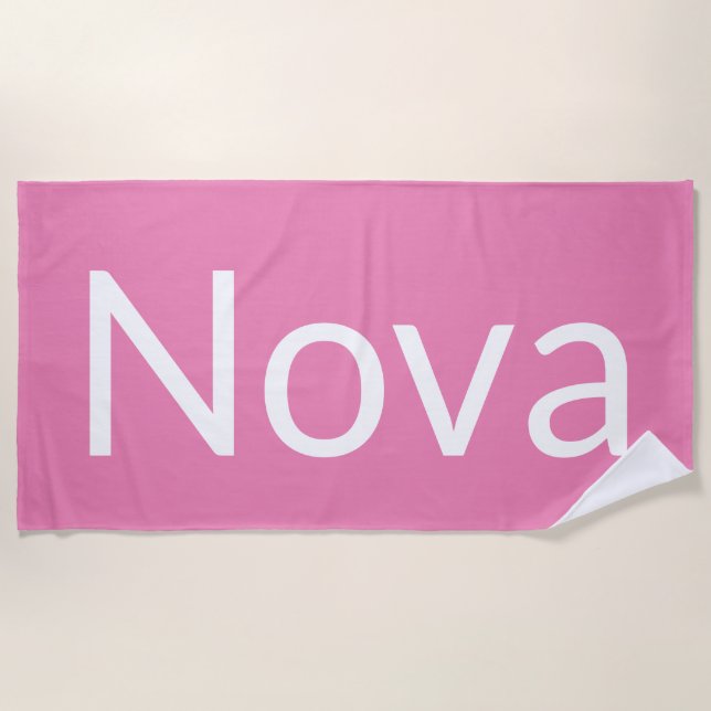 Toalla De Playa Nova (Anverso)