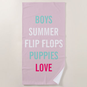 Toalla De Playa Novia Novia Novia Verano Rosa Lovin Sprinkle Fiest