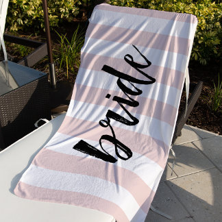 Toalla De Playa Novia | Rubor Stripe