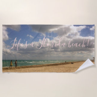 Toalla De Playa Nubes en Hollywood Beach