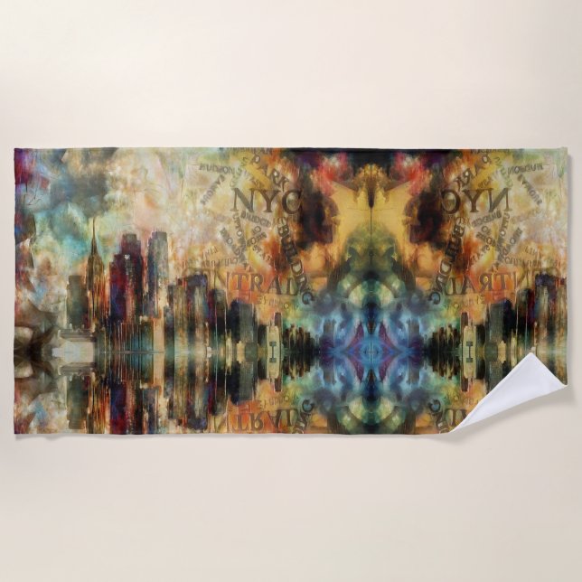 Toalla De Playa Nueva York (Anverso)