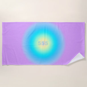 Toalla De Playa Números Angel 555 - Nuevos comienzos