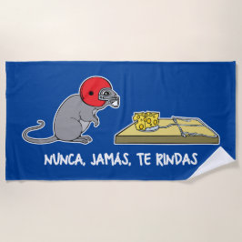 Toalla De Playa Nunca jamas te rindas