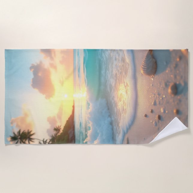 Toalla De Playa Ocean Dream Serenity Beach Towels (Anverso)
