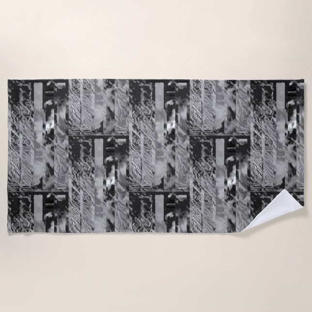 TOALLA DE PLAYA #OCEAN&SKY #THESURFINGMERMAID @ MAGHIE.ORG (Anverso)