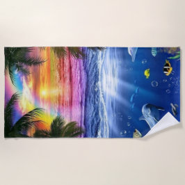 Toalla De Playa Ocean Sunrise Beach Towel