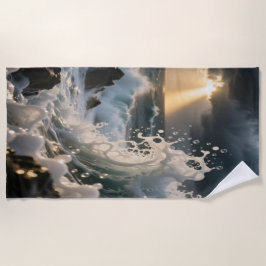 Toalla De Playa Ocean Waves & Sea Foam Beach Towel