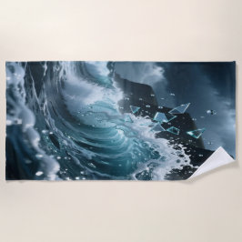 Toalla De Playa Ocean Waves & Sea Foam Beach Towel