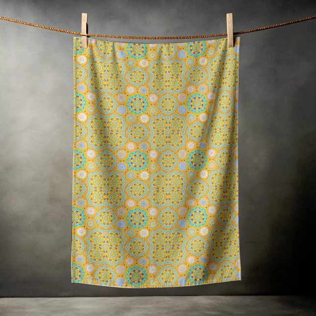 Toalla De Playa Octo brightener estilo árabe morisco tangerino (Subido por el creador)