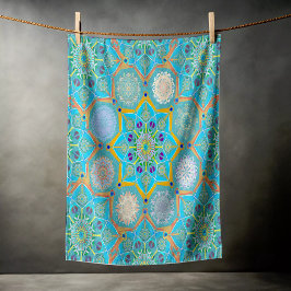 Toalla De Playa Octo brightener estilo árabe turquesa morisco