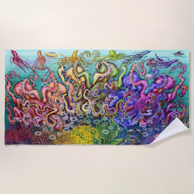 Toalla De Playa Octopi (Anverso)