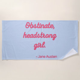 Toalla De Playa Oferta de Orgullo y Prejuicio II - Estilo Cuto