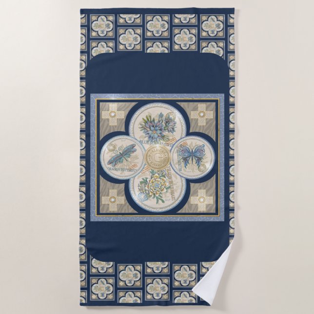 Toalla De Playa Oficina de creación de G (Anverso)