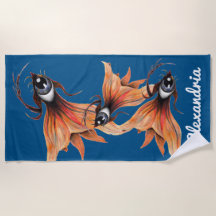 Ojo Dorado Surrealista Pez Dorado Fantasía Arte en