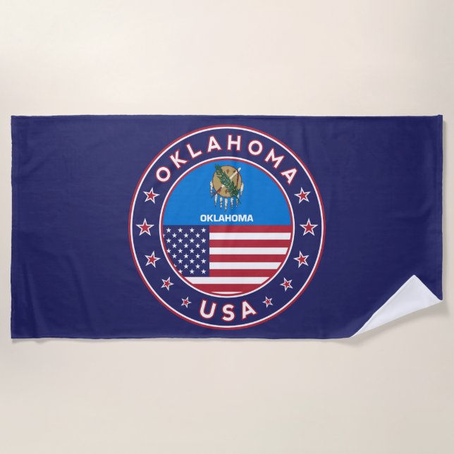 Toalla De Playa Oklahoma sticker, phone case (Anverso)