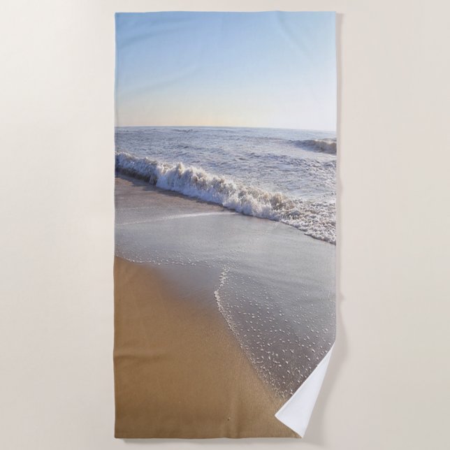 Toalla De Playa Olas de Playa Tropical (Anverso)