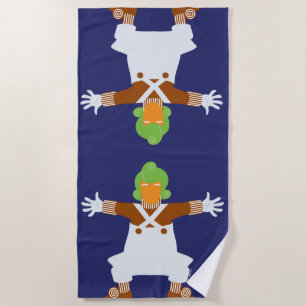 Toalla De Playa Oompa Loompa Arms Out