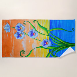 Toalla De Playa Orchid Sunset