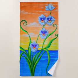 Toalla De Playa Orchid Sunset
