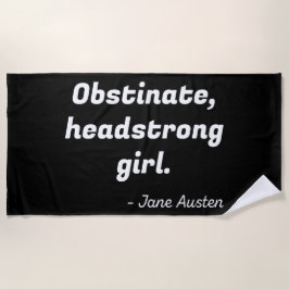 Toalla De Playa Orgullo y prejuicio