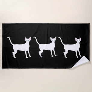 Toalla de playa oriental Shorthair Cat
