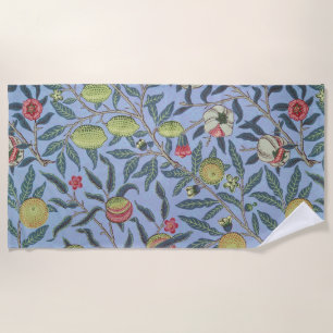 Toalla De Playa Ornamento azul granado William Morris Fruit