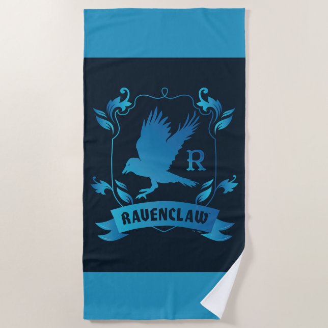 Toalla De Playa Ornate RAVENCLAW™ House Escudo (Anverso)