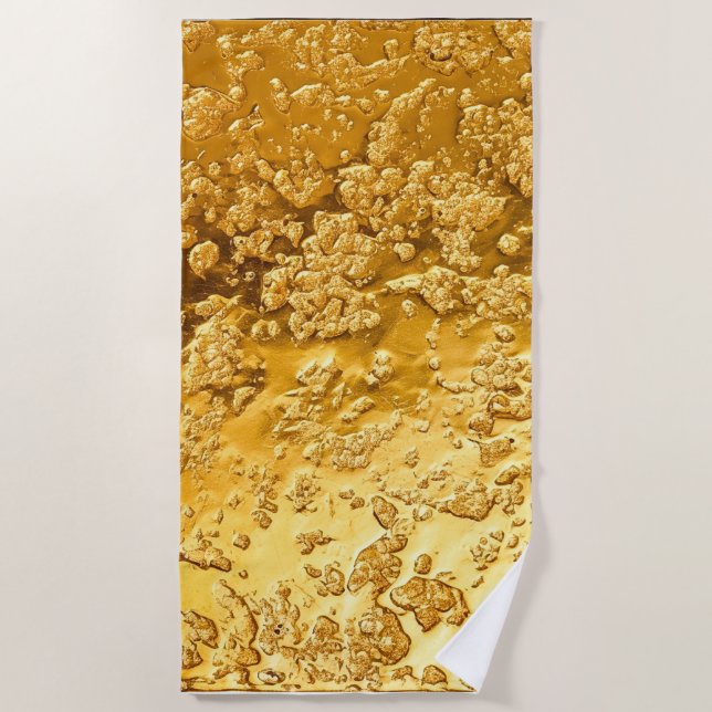Toalla De Playa Oro (Anverso)