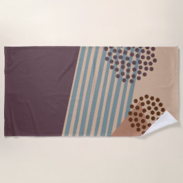 Toalla De Playa Otro Resumen De Mediados Del Siglo