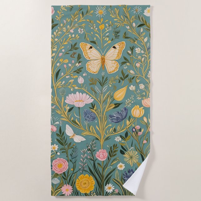 Toalla De Playa Paisaje de sueño fluido (Anverso)