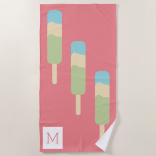 Toalla De Playa Paleta de helado Summer Swirl