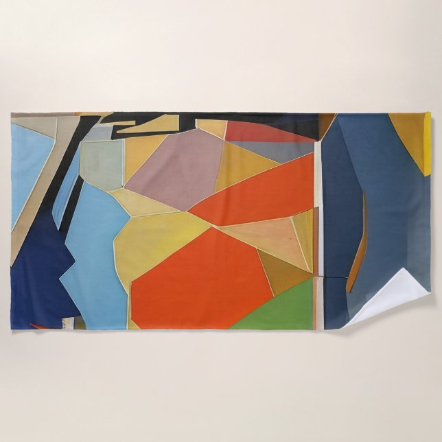 Toalla De Playa Paleta de la Naturaleza, No. 001 (Anverso)