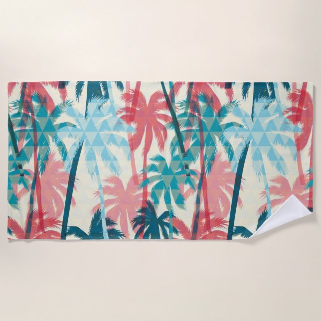 Toalla de playa Palm Trees (Anverso)
